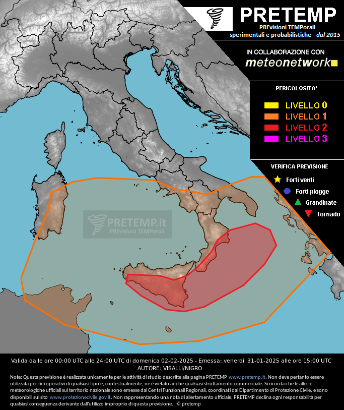 Mappa tendenza del 02 febbraio 2025