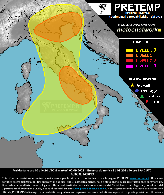 Mappa tendenza del 02 settembre 2025