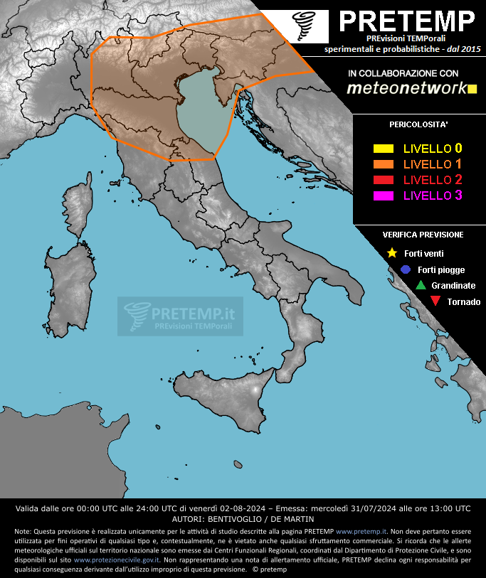 Mappa tendenza del 02 agosto 2024