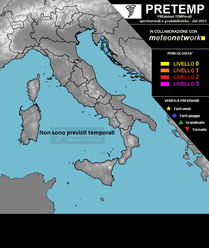 Mappa previsione del 17 dicembre 2024